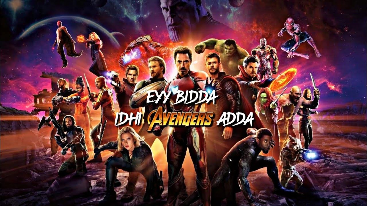 Eyy Bidda Idhi Naa Adda Song in Avengers Version | Pushpa | Allu Arjun | Rashmika | Avengers