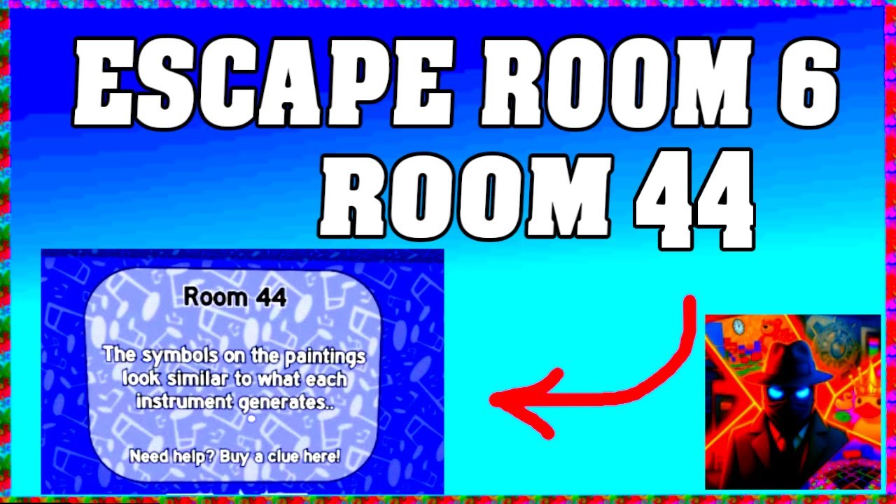 ROOM 44 ESCAPE ROOM 6 Walkthrough [by WreckItVerse] [English] [Roblox] [Code / Codes]