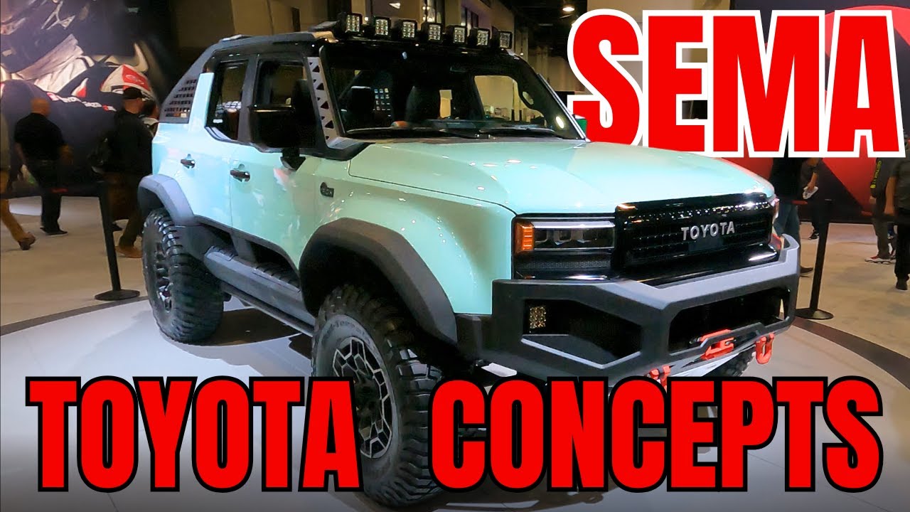 SEMA: Toyota Brought Out All Their Concept Vehicles. Some Are...
