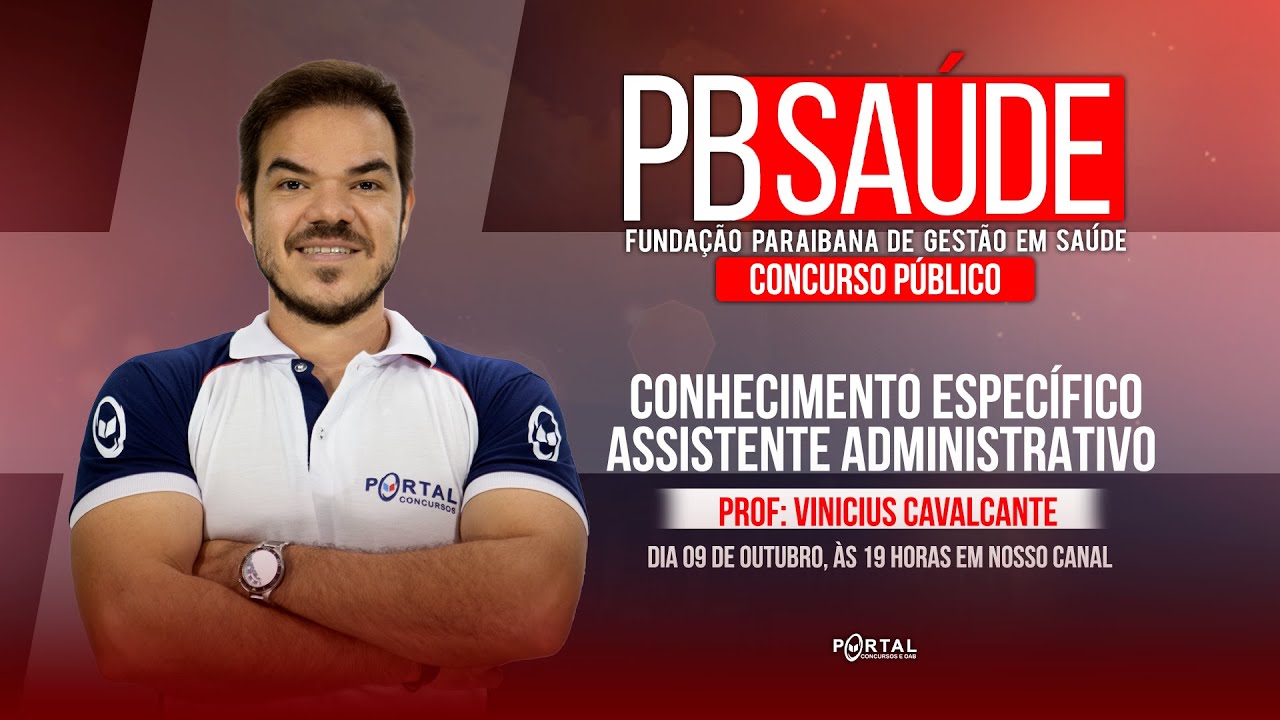 PB SAÚDE: CONHECIMENTO ESPECÍFICO | ASSISTENTE ADMINISTRATIVO@CursosdoPortal