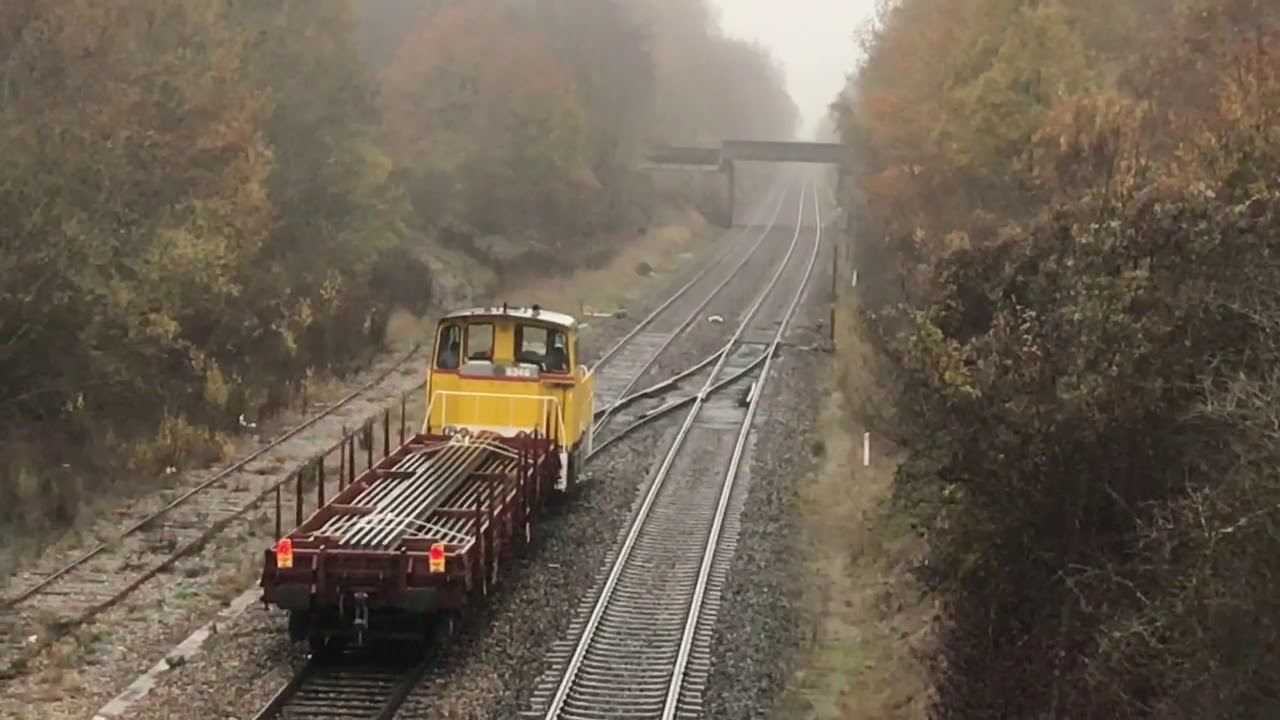 Locotracteur Y 8436 SNCF Infra &agrave; Verneuil-l&rsquo;&Eacute;tang