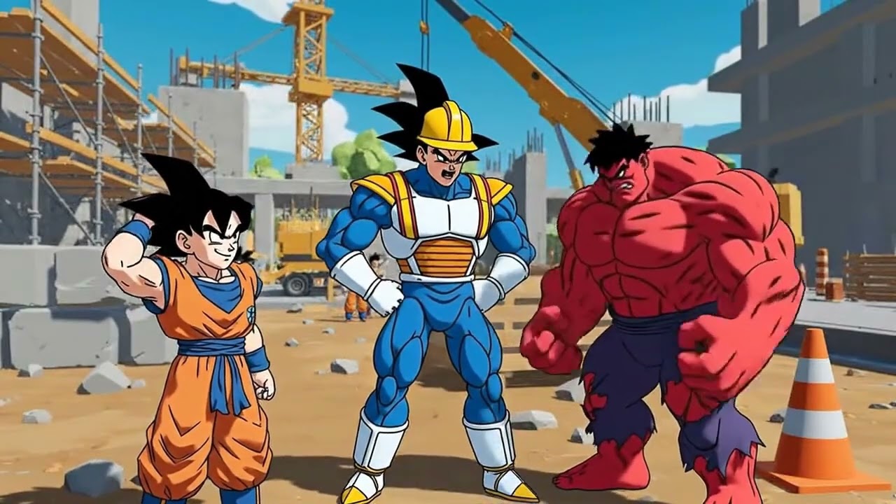 Goku el albañil