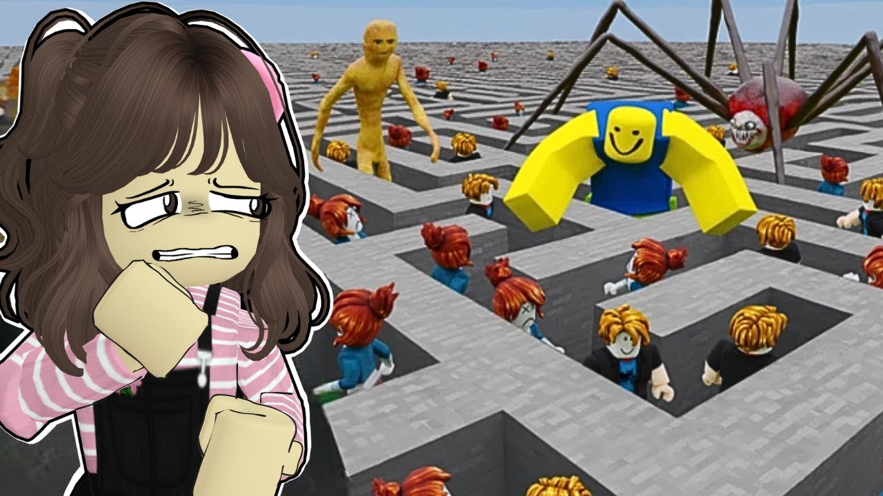 Surviving the HARDEST MAZE EVER with MONSTERS! | Roblox Tagalog
