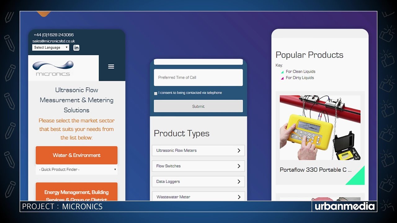 Urban Media Digital Marketing Agency Case Study - Micronics Flowmeters