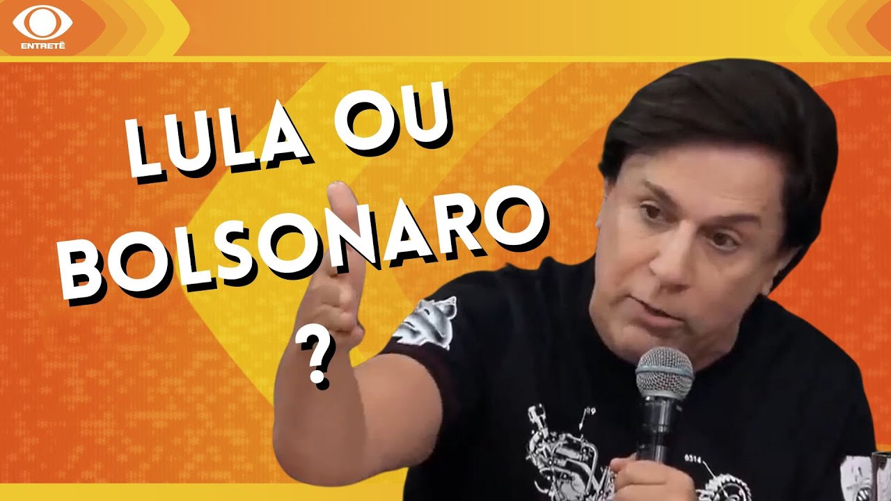 Tom Cavalcante imita Bolsonaro, Caetano, Lula e outros no programa do Faustão
