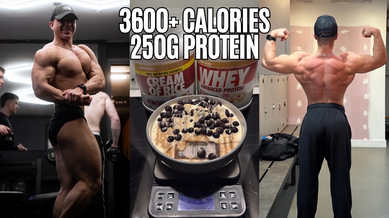 Full Day Of Eating & Back Day | Final Week Of The Bulk