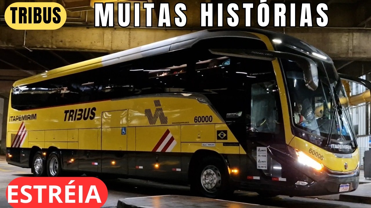 O TRIBUS ESTÁ DE VOLTA AS ESTRADAS !!! A ESTRÉIA DO TRIBUS RETRÔ DA NOVA ITAPEMIRIM NO PAIXÃO BUS !
