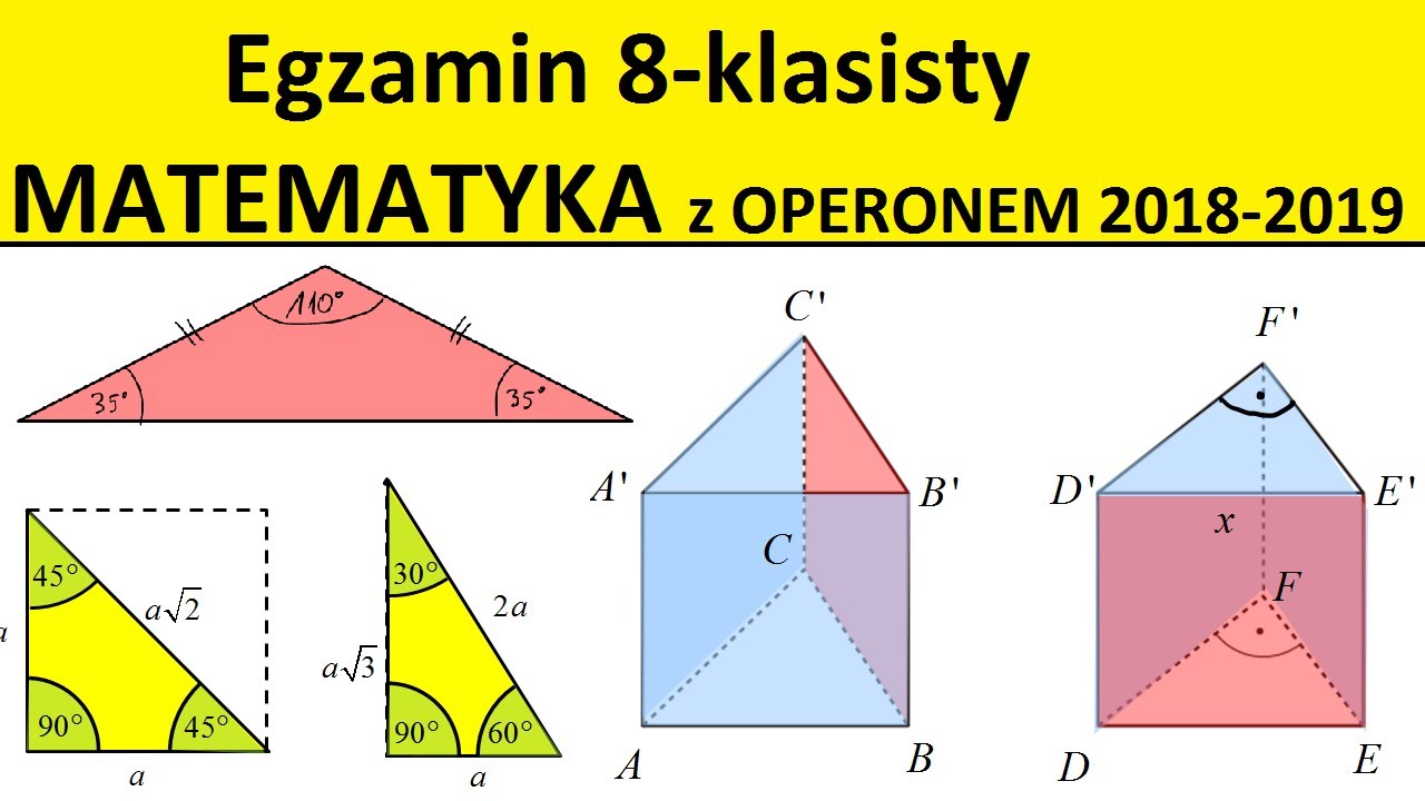 Egzamin ósmoklasisty z OPERONEM MATEMATYKA 2018-2019