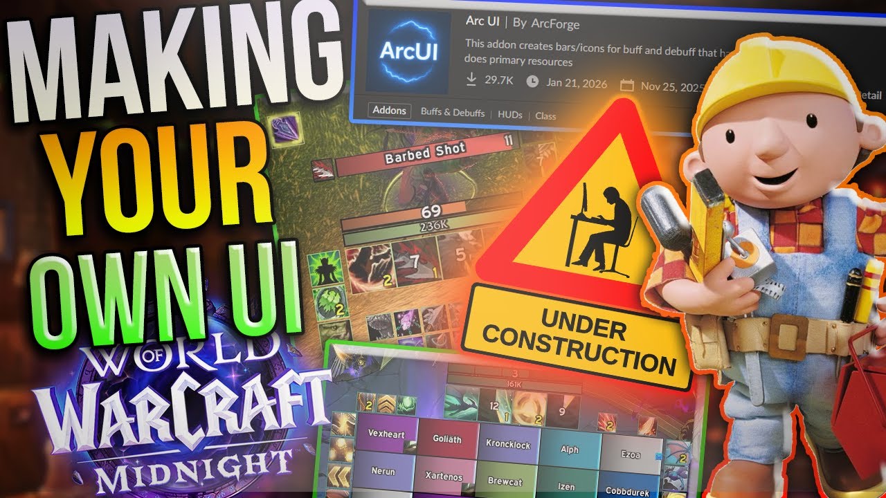 Midnight Prepatch UI Building | How To: Use & Configure ArcUI
