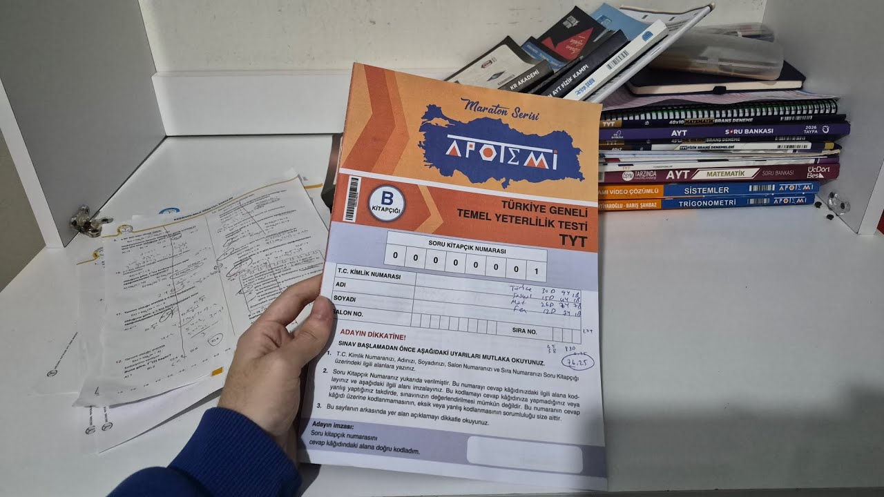 APOTEMİ TG SONUCUM BERBAT HOCAM +8 SAAT YKS &Ccedil;ALIŞMAM #tyt #yks #yks2026