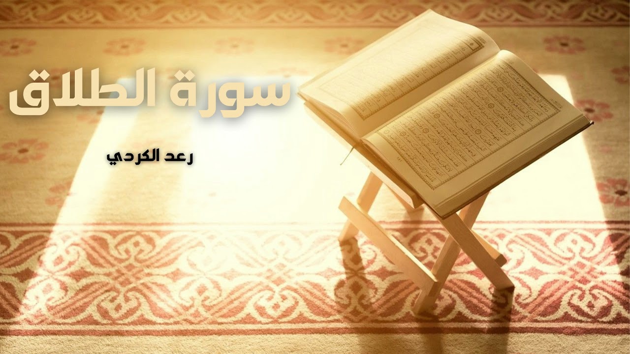 سورة الطلاق مكررة القارئ رعد الكردي
