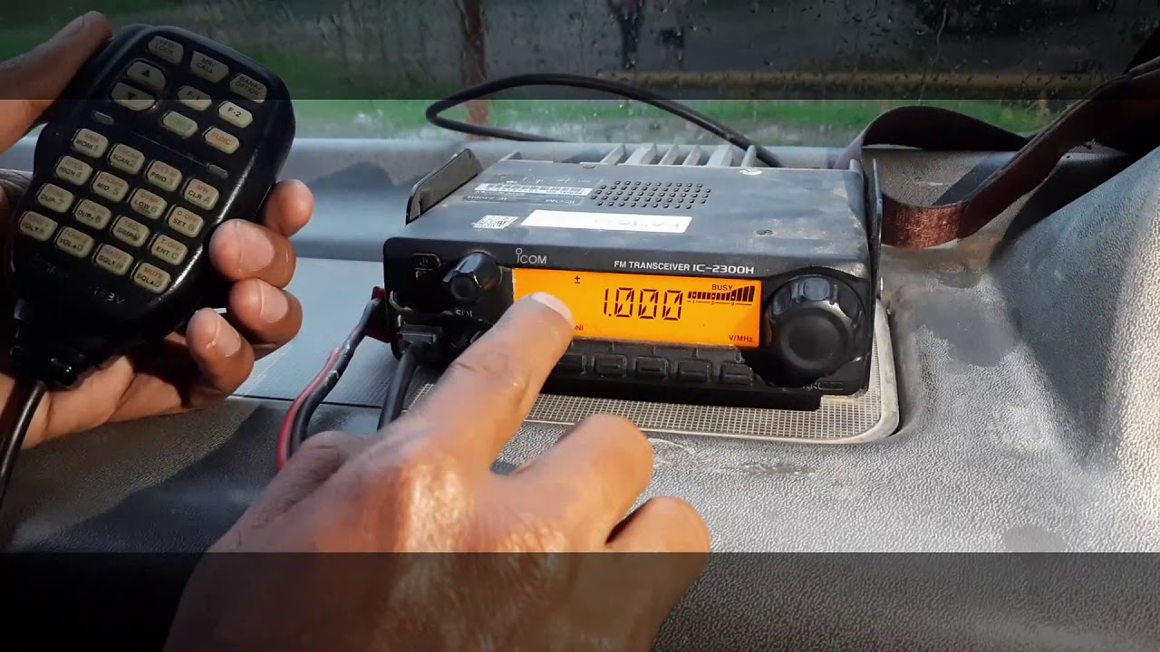 Cara Setting Radio RIG ICOM IC-2300H pada Frekuensi RPU  - Repeater