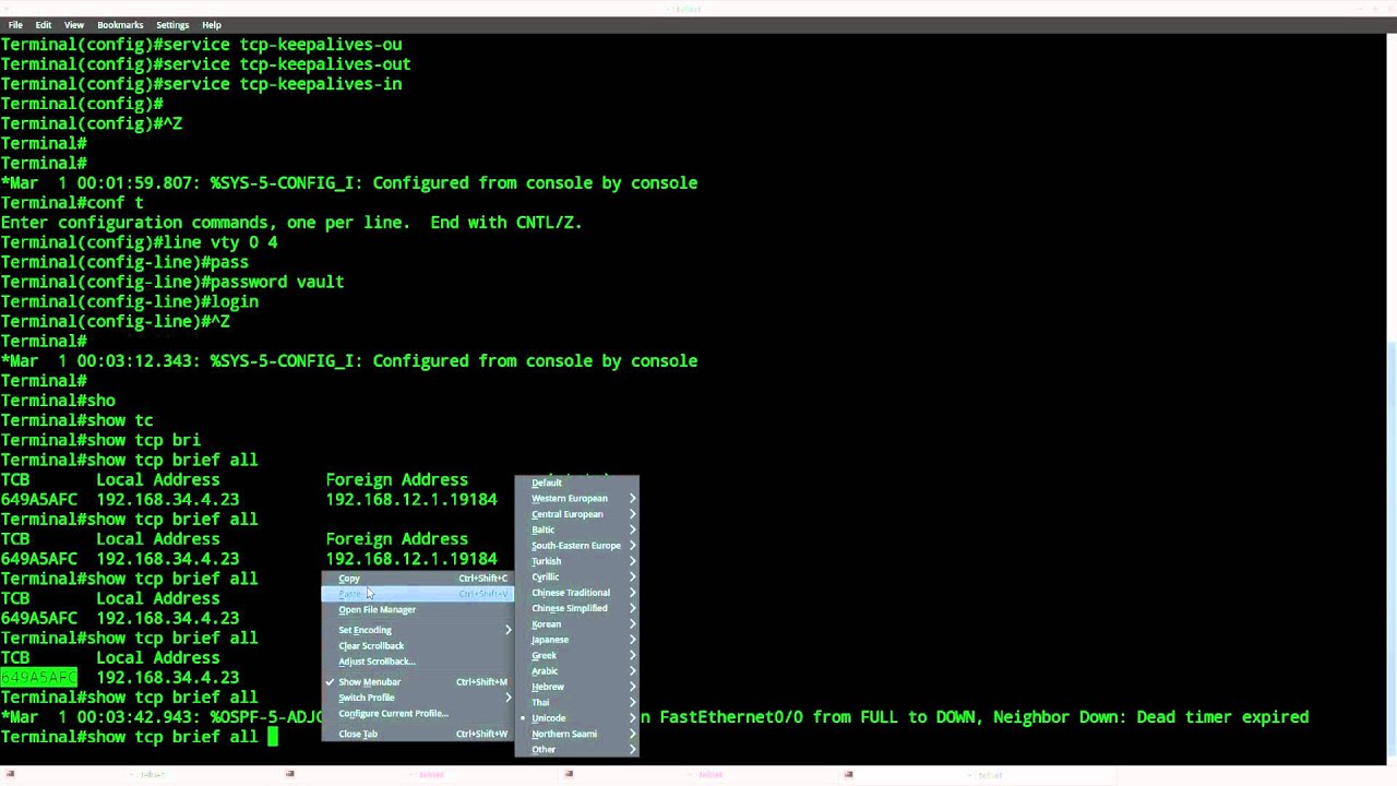 TCP Keepalive on Cisco IOS