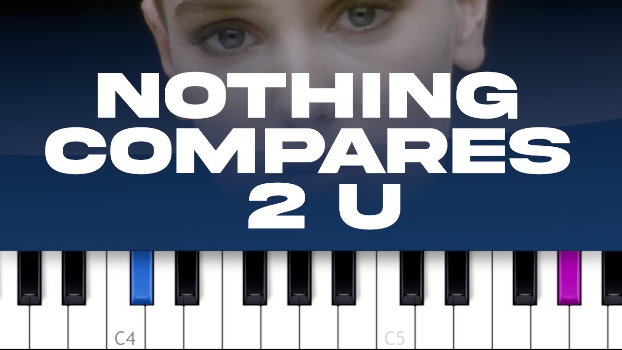 Sinéad O'Connor - Nothing Compares 2 U (piano tutorial)