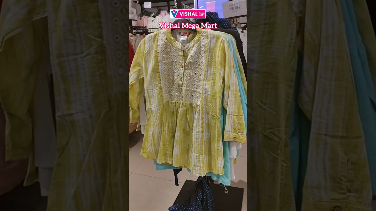 Vishal mega mart short kurti collection |vishal mega mart shorts😍#shortsfeed #shorts #vishalmegamart