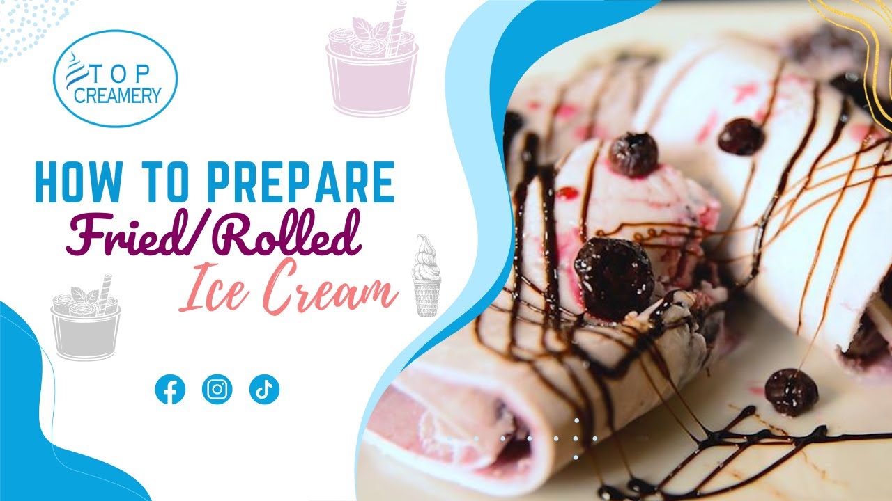 🆕 | HOW TO FRIED ROLLED ICE CREAM | HOW TO MAKE FRIED ICE CREAM | 2021