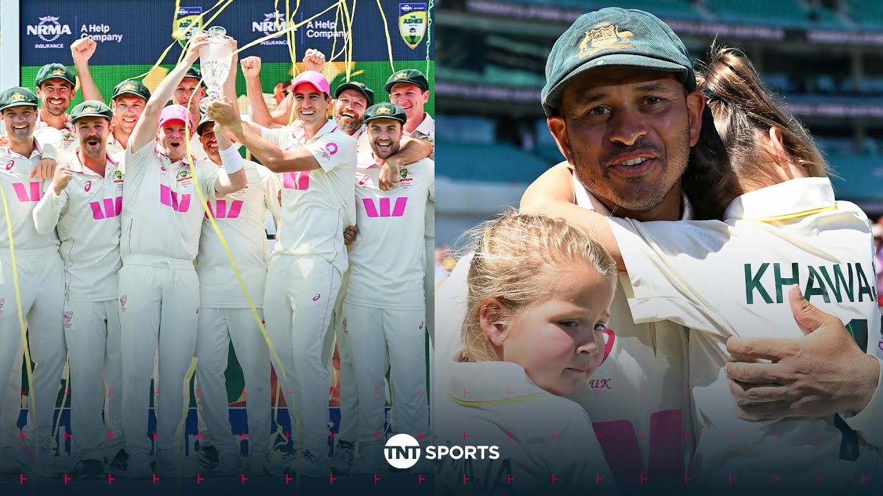 FULL TROPHY PRESENTATION! Australia win the Ashes after beating England 4-1 🏆