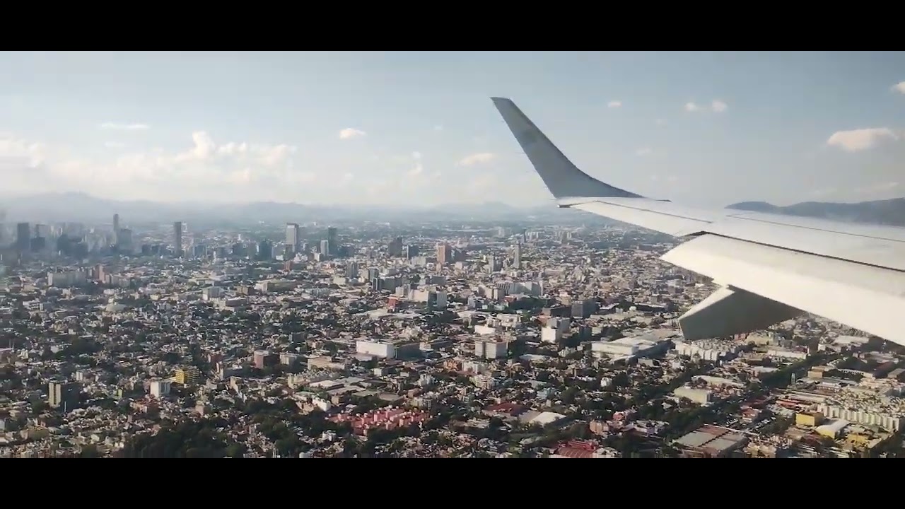 Volando de Tampico a CDMX  Aterrizajee espectacular 10