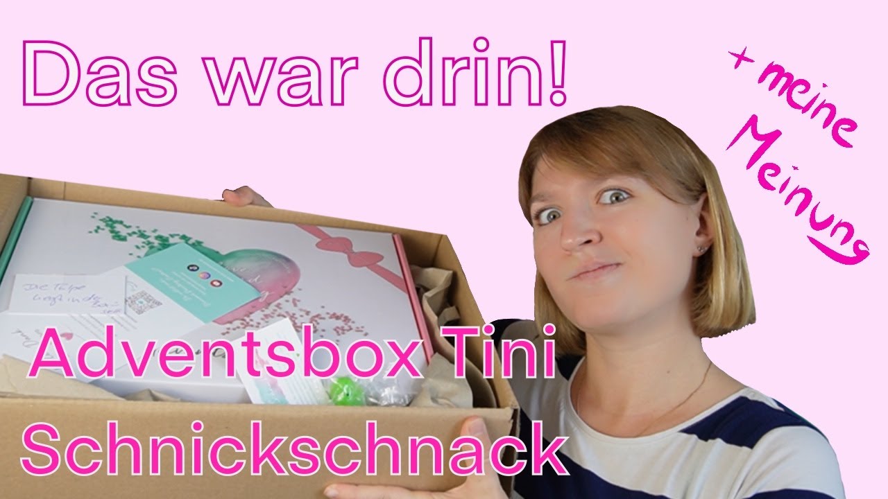 FAZIT: Das war drin! 😍😱 – Adventsbox von Tini Schnickschnack –