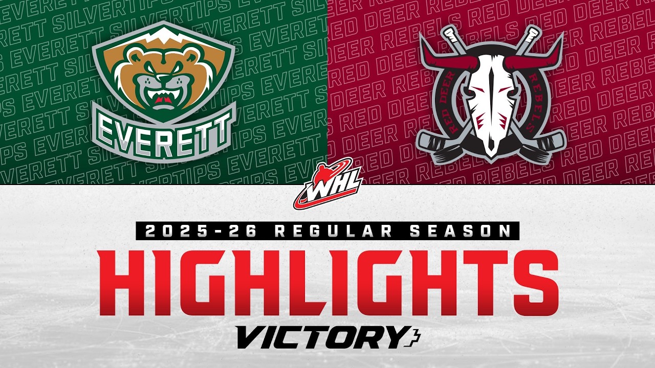 Everett Silvertips at Red Deer Rebels 02/10 | WHL Highlights 2025-26