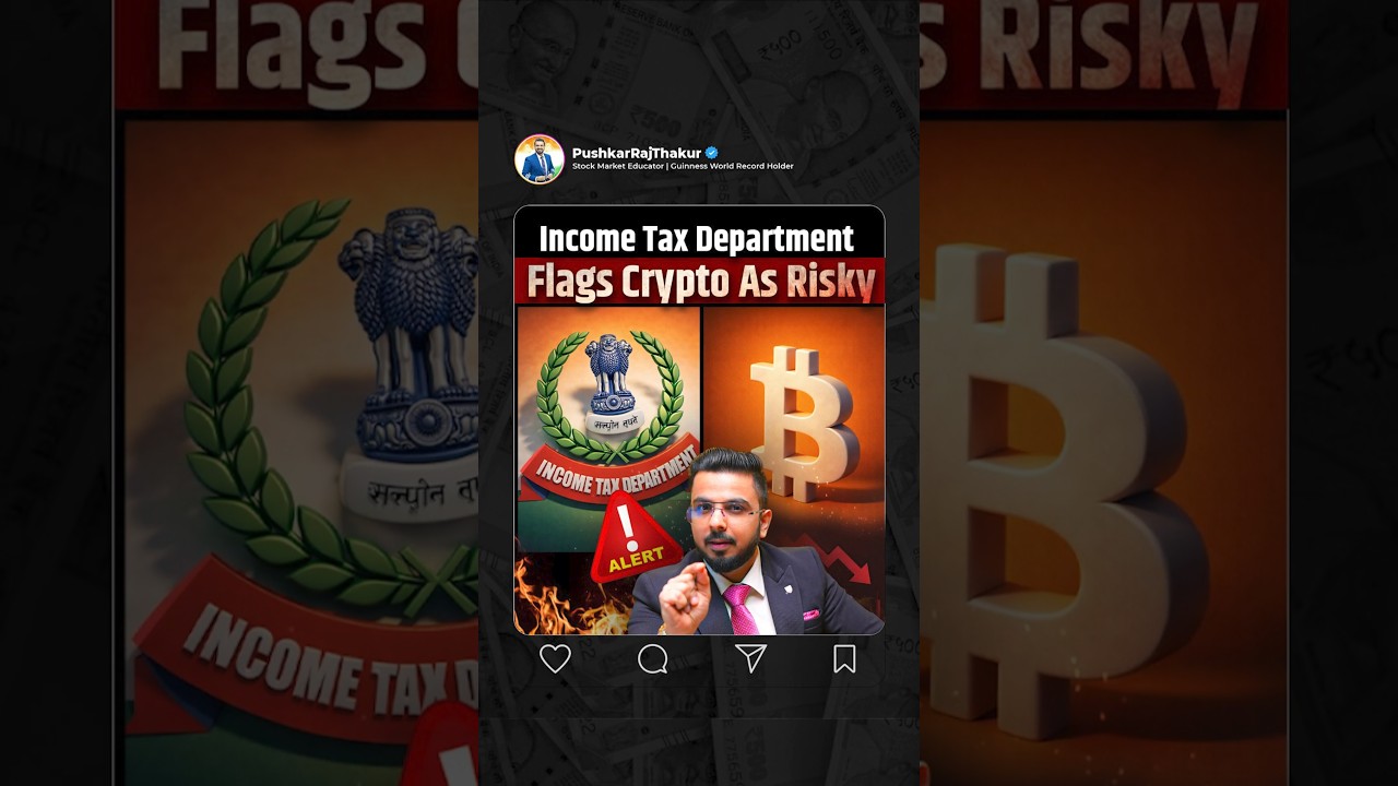 Income Tax Department Flags Crypto as Risky