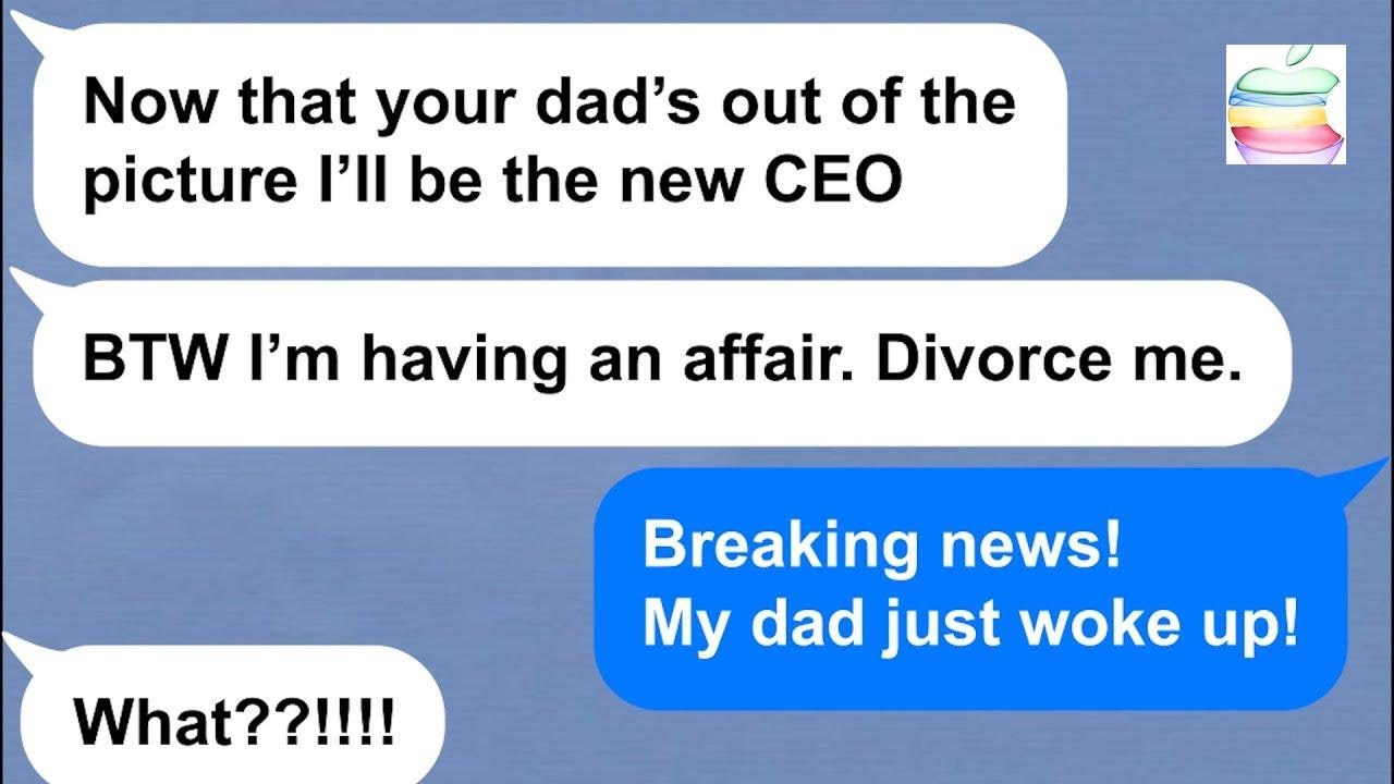 【Apple】Scumbag husband banks on my dad dying in a coma to take the company from him