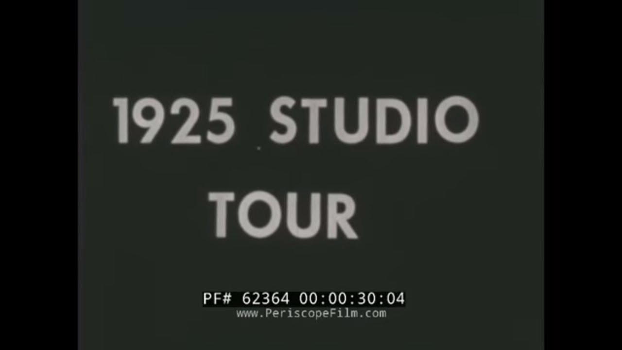 1925 MGM METRO GOLDWYN MAYER STUDIO TOUR   CULVER CITY CALIFORNIA  HOLLYWOOD MOVIE MAKING  62364
