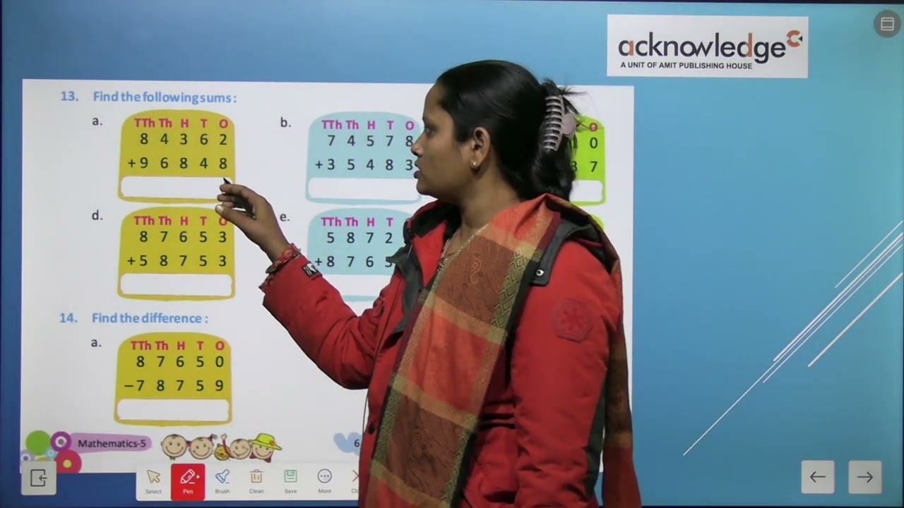Acknowledge Joyfull Mathematics Grade 5 Chapter 1 Review