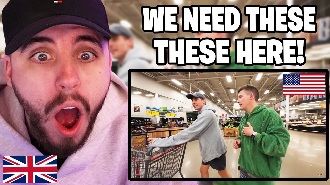 Brit Reacts to Brits visit Texas’ Biggest Grocery Store!