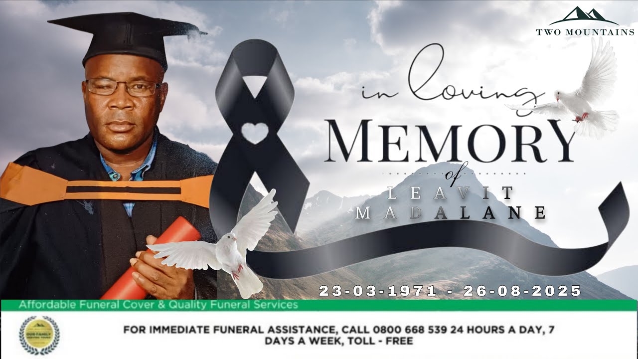 IN LOVING MEMORY OF LEAVIT MADALANE