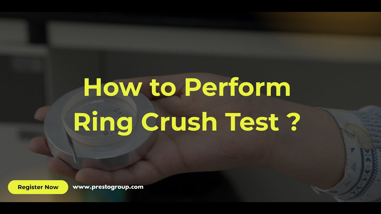 How to Perform Ring Crush Test – Paper Strength Evaluation | Presto Demo