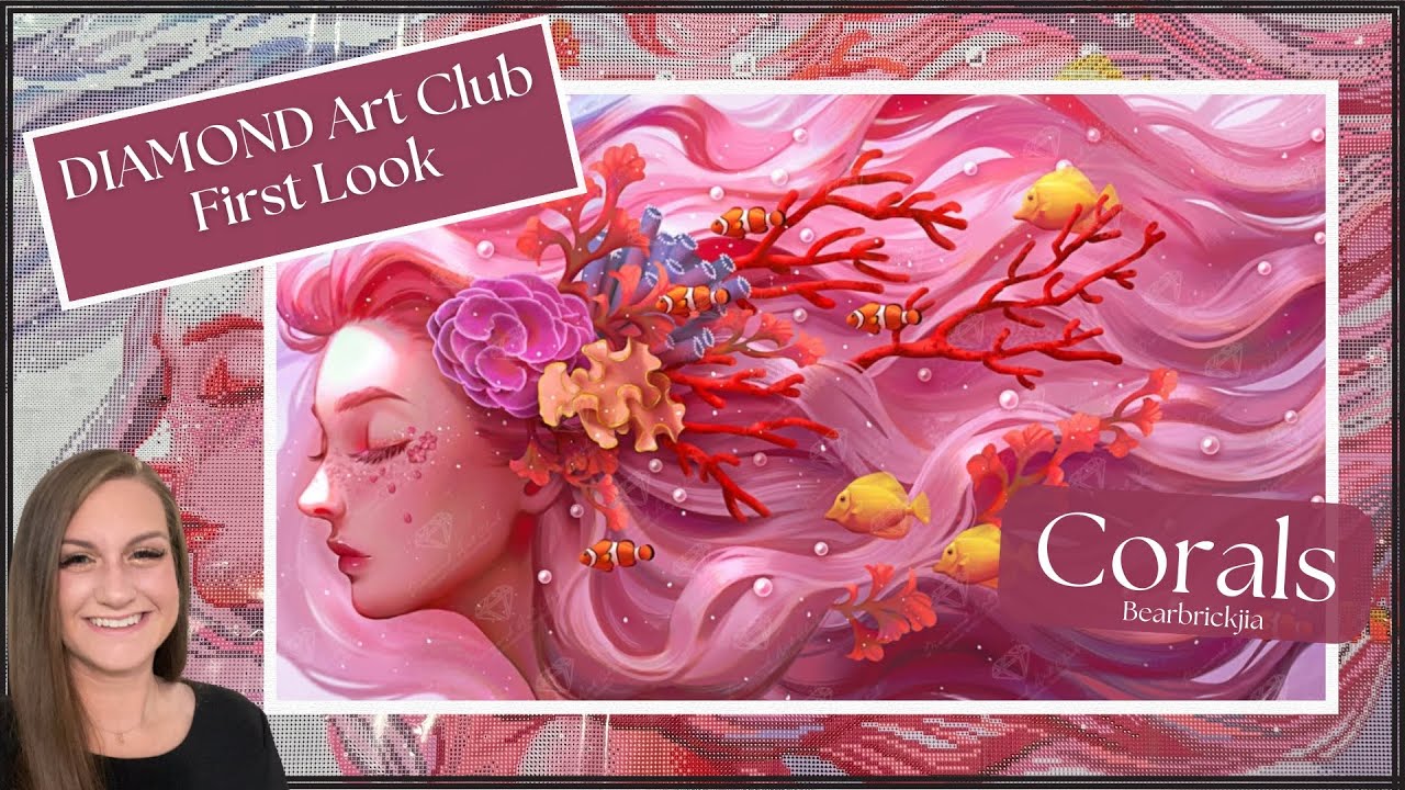 Diamond Art Club Recent Release! “Corals” by Bearbrickjia 🐠