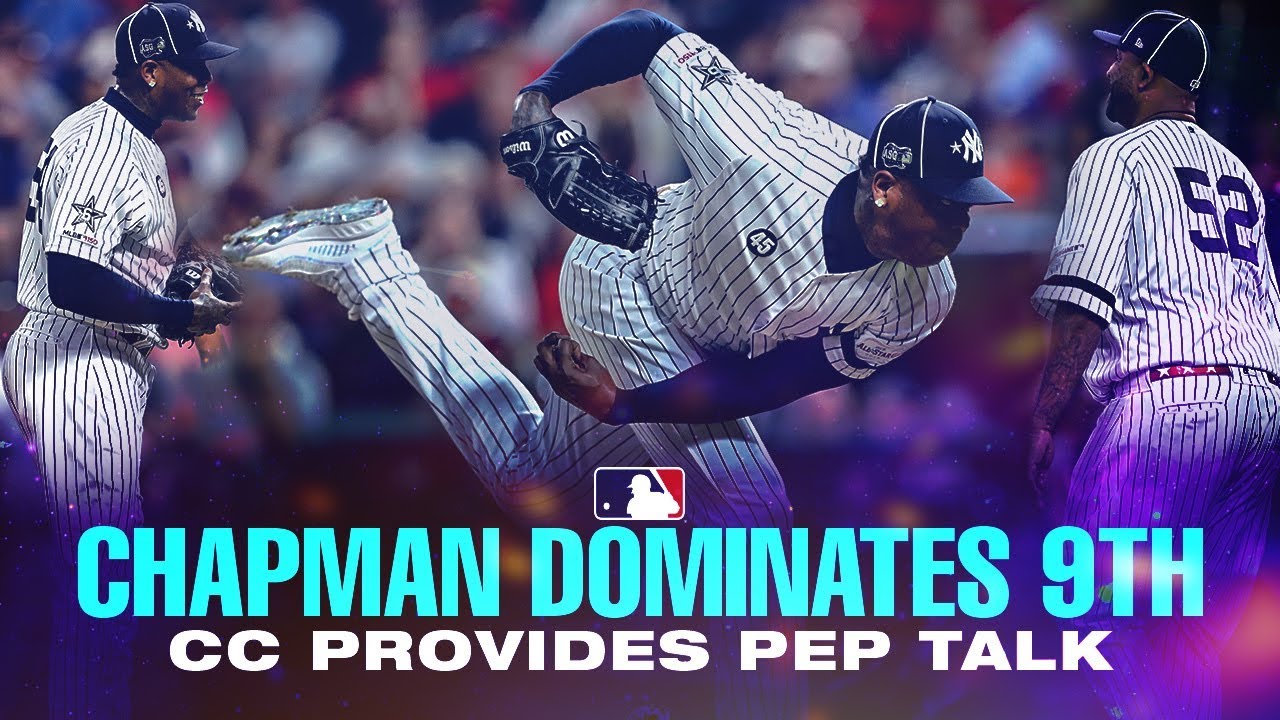 Aroldis Chapman dominates, CC Sabathia gives pep talk in All-Star Game
