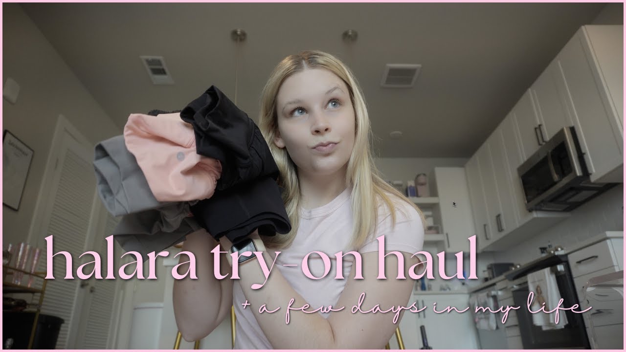 HALARA SHORTS TRY-ON HAUL!! | plus a few days in my life 🩷