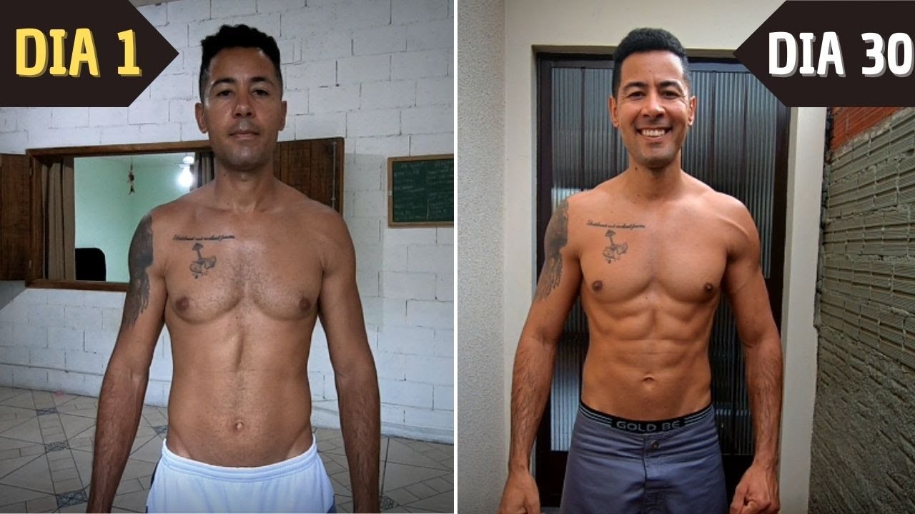 Melhore seu Corpo em 30 dias I Treino em Casa I (Peito, Tríceps, Ombros, Costas, Pernas)