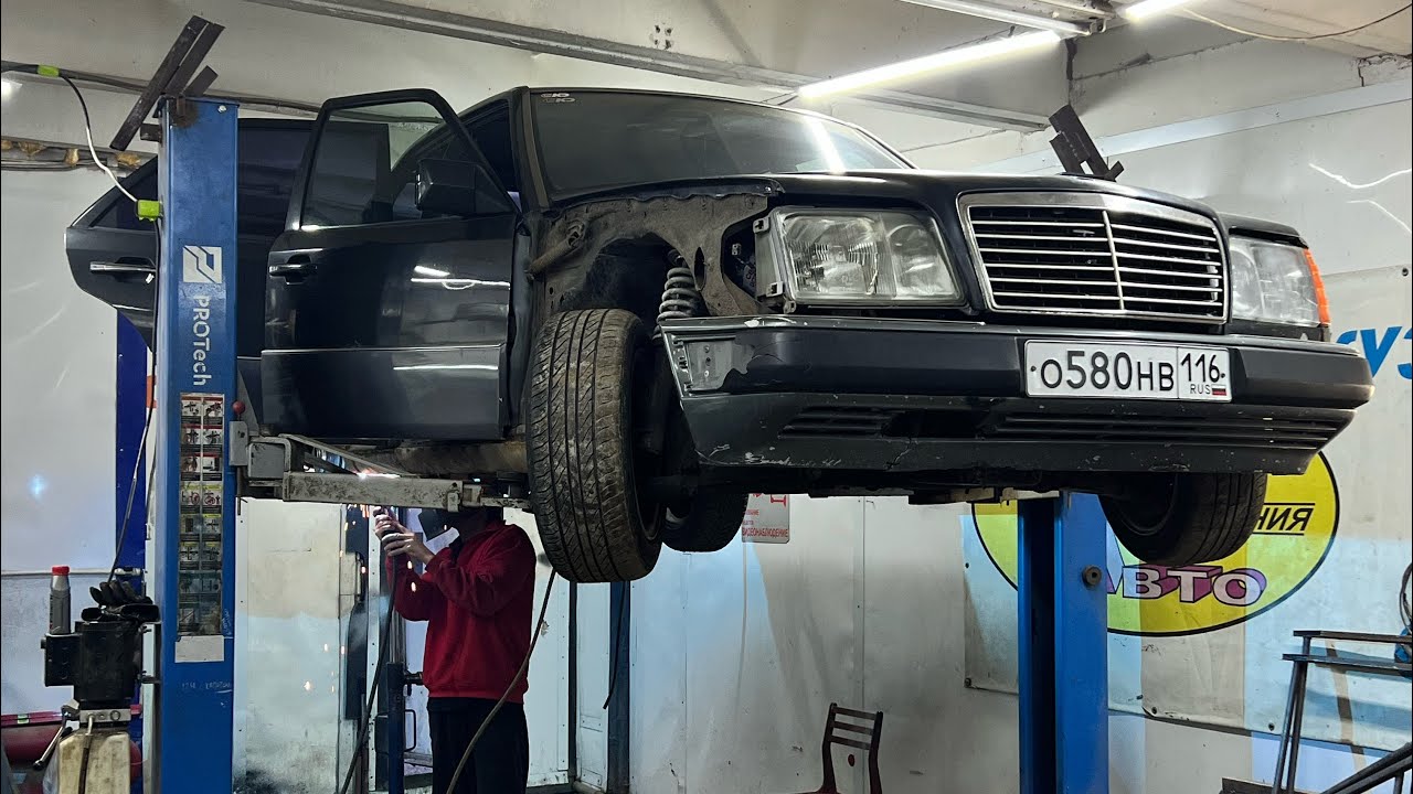 Успеть доделать корча W124 для дрифта