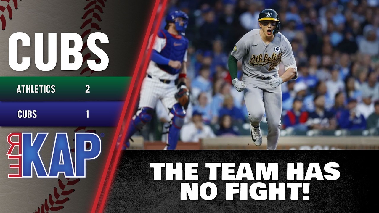 REKAP &reg;: ⚾️ Chicago Cubs 2-1 loss to Athletics. &lsquo;This team has no fight, no fire, and is vanilla!&rsquo;