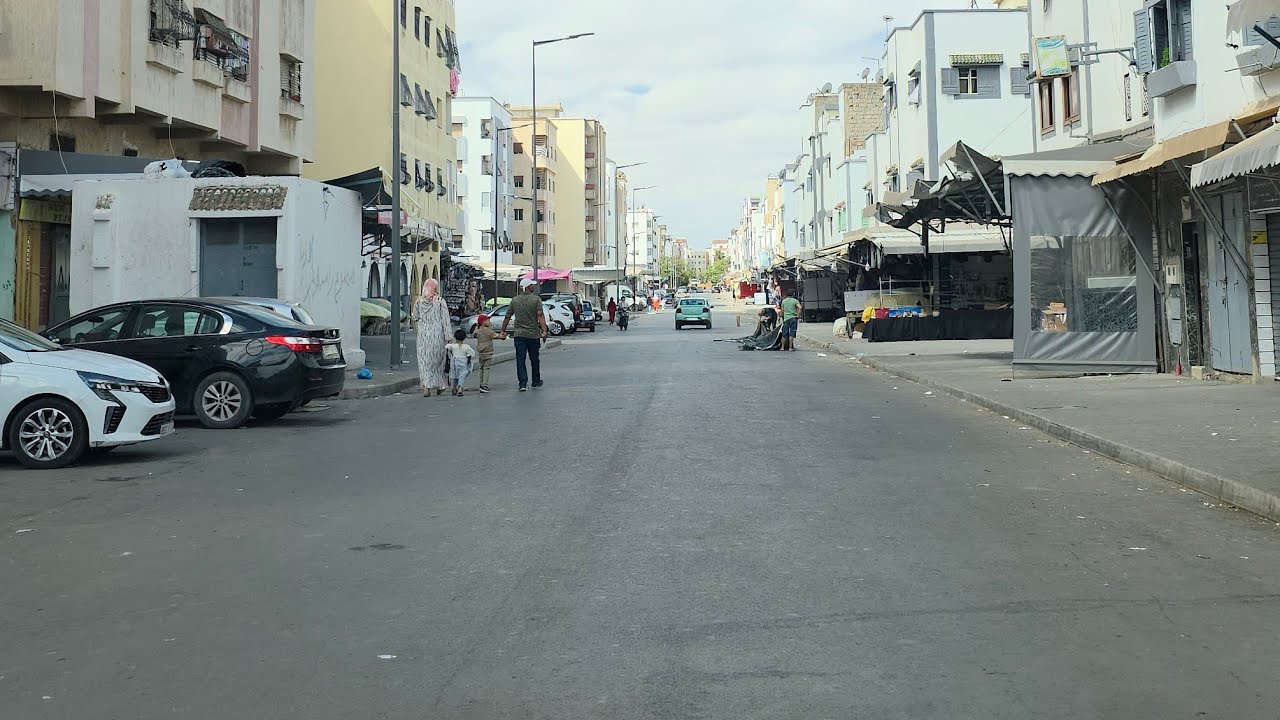 تمارة المسيرة 1 في اتجاه أشهر نقطة بالمدينة ميلانو  شارع الأدارسة تغييرات كبيرة وها التفاصيل 4K