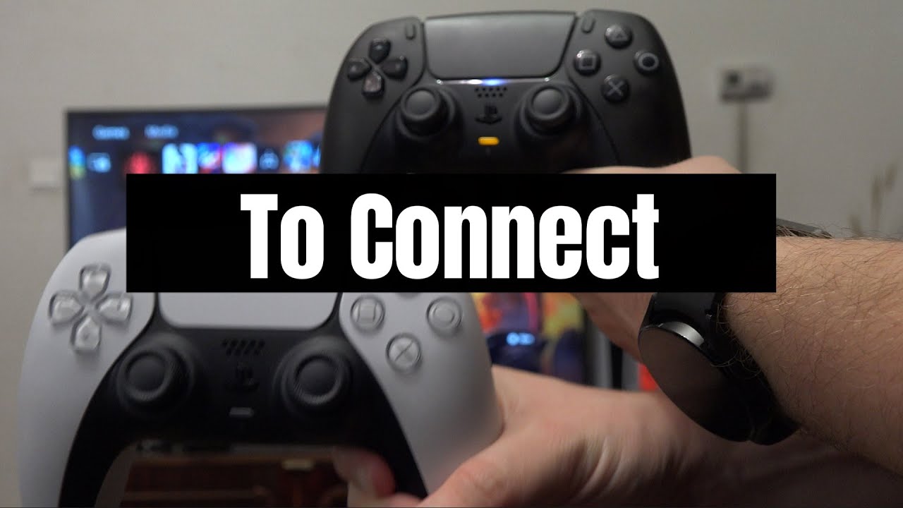 Как подключить второй контроллер PS5