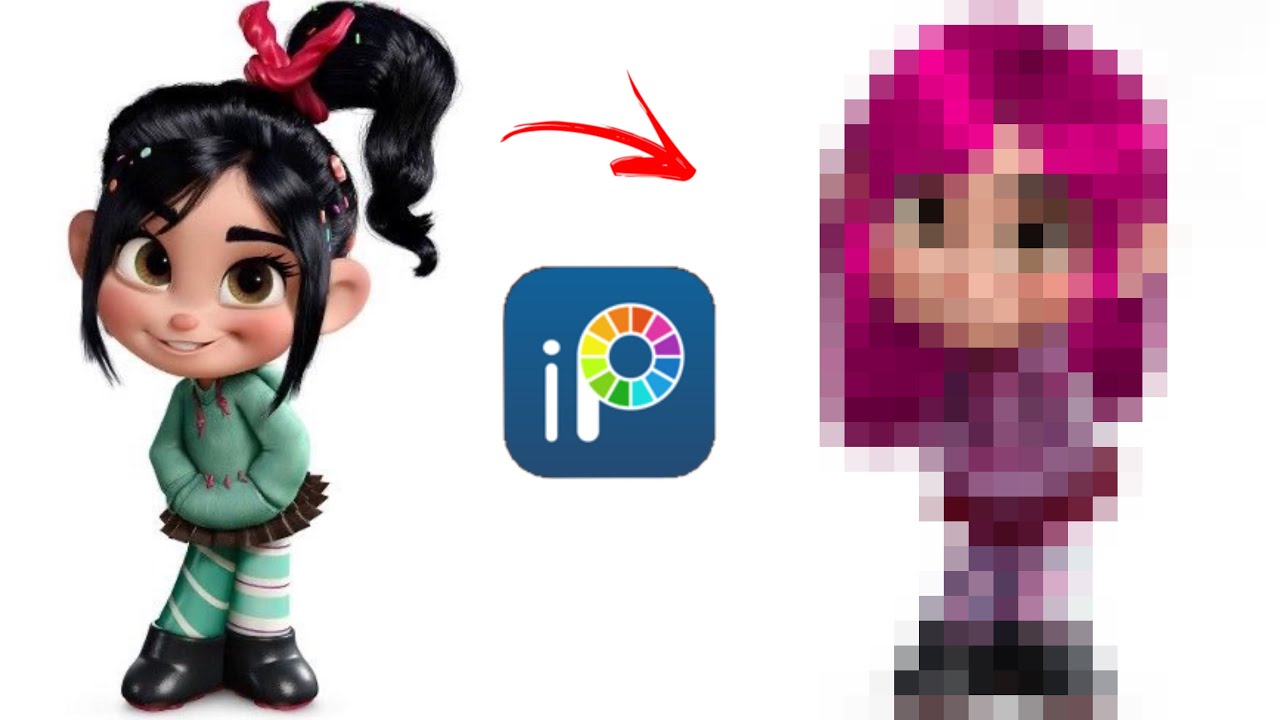 Transformando a Vanellope no Ibis Paint x | Tutorial Ibis Paint x