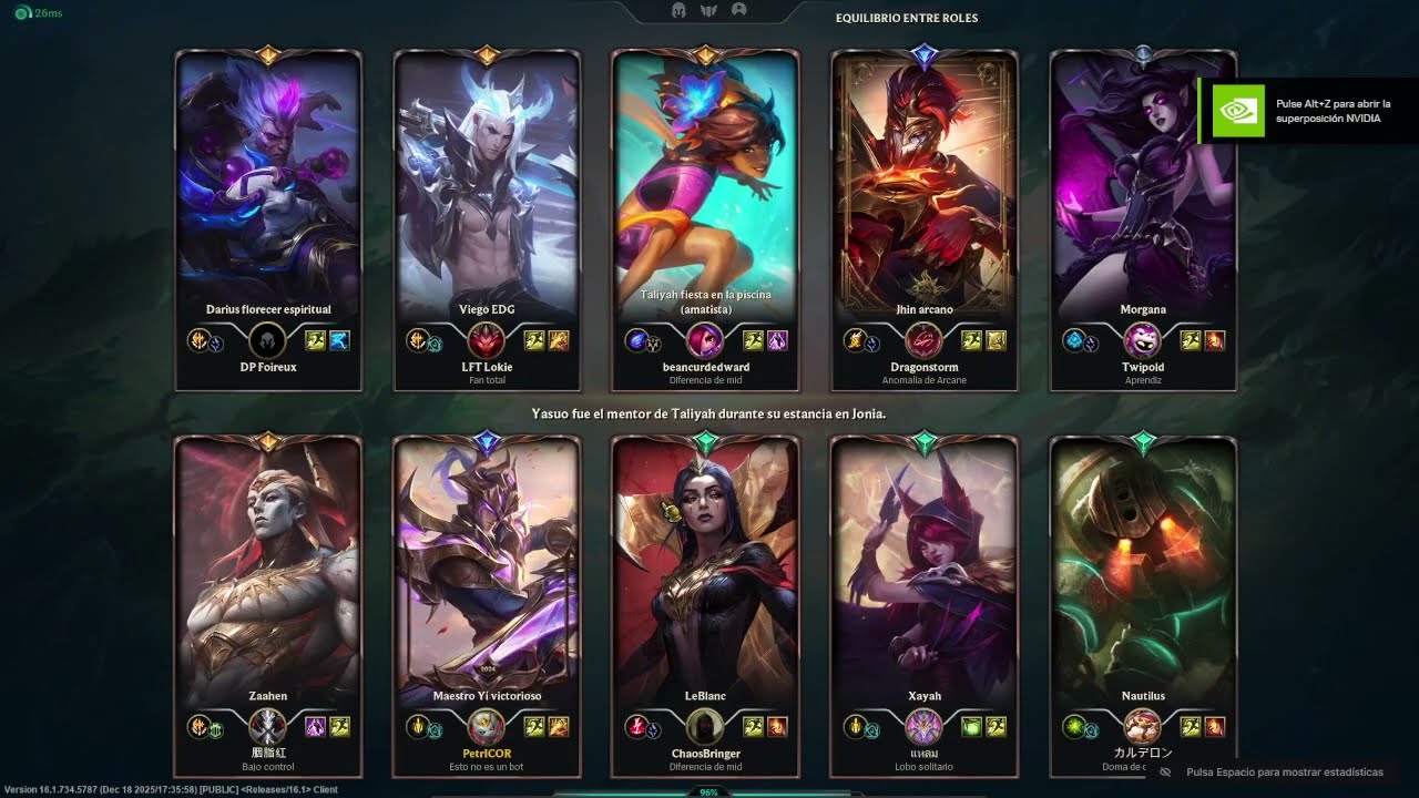Temporada 2026 (CLASIFICATORIO FLEX) - MASTER YI el IMPECABLE