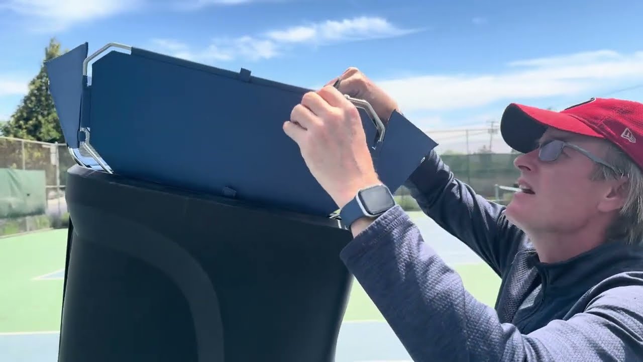 Setting up Apex Serve Stand | How to set up your ball machine