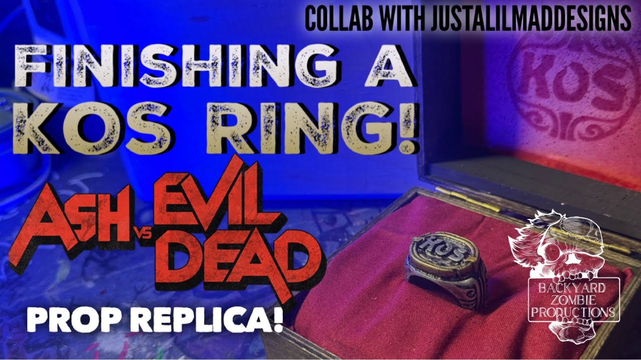 Finishing a KOS Ring! Ash Vs Evil Dead Prop Replica!