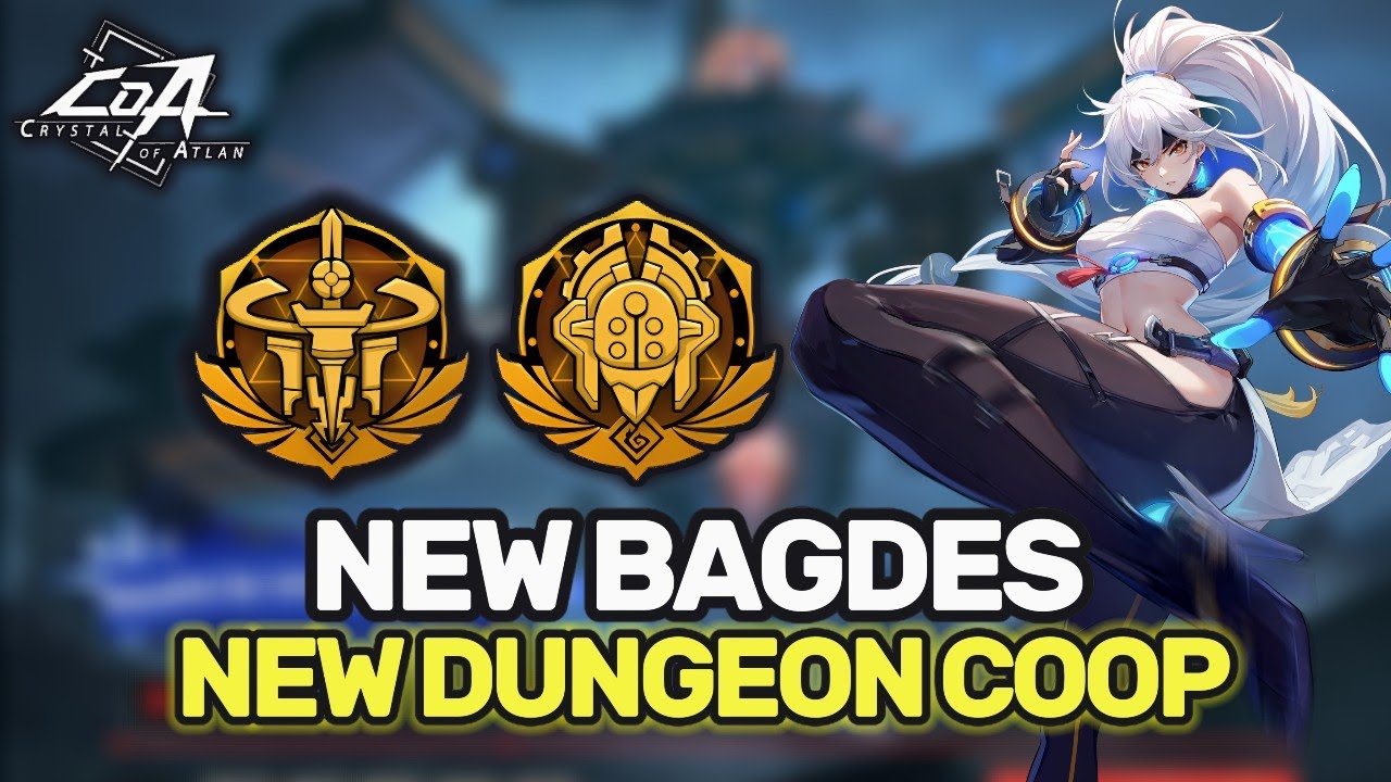 🤯NUEVAS INSIGNIAS REVISANDO ATRIBUTOS - NUEVA MAZMORRA COOP | CRYSTAL OF ATLAN
