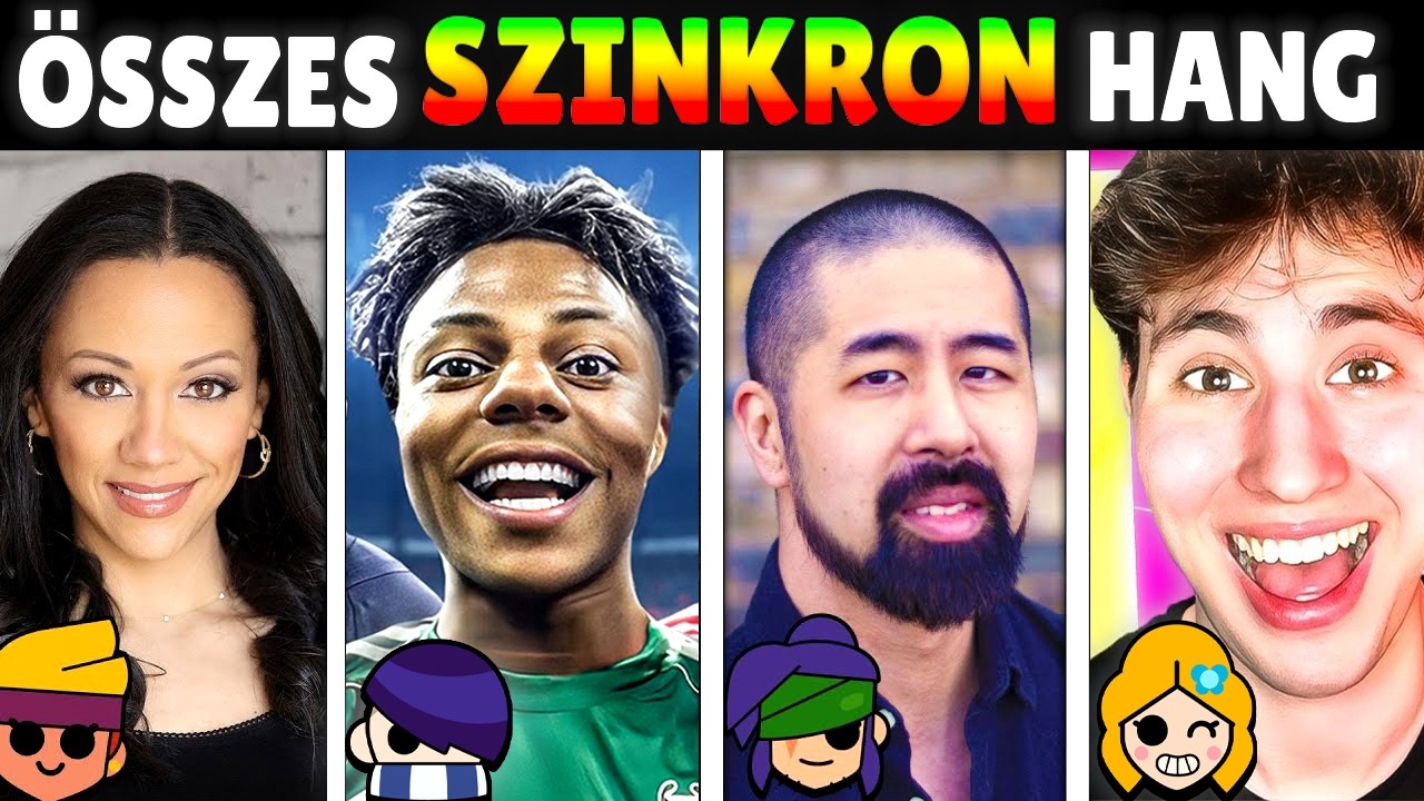 Ők A Brawl Stars Karakterek IGAZI Hangjai?!🤯