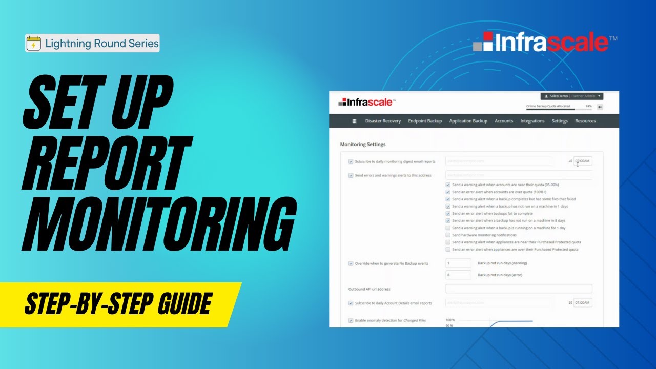 Setting Up Report Monitoring