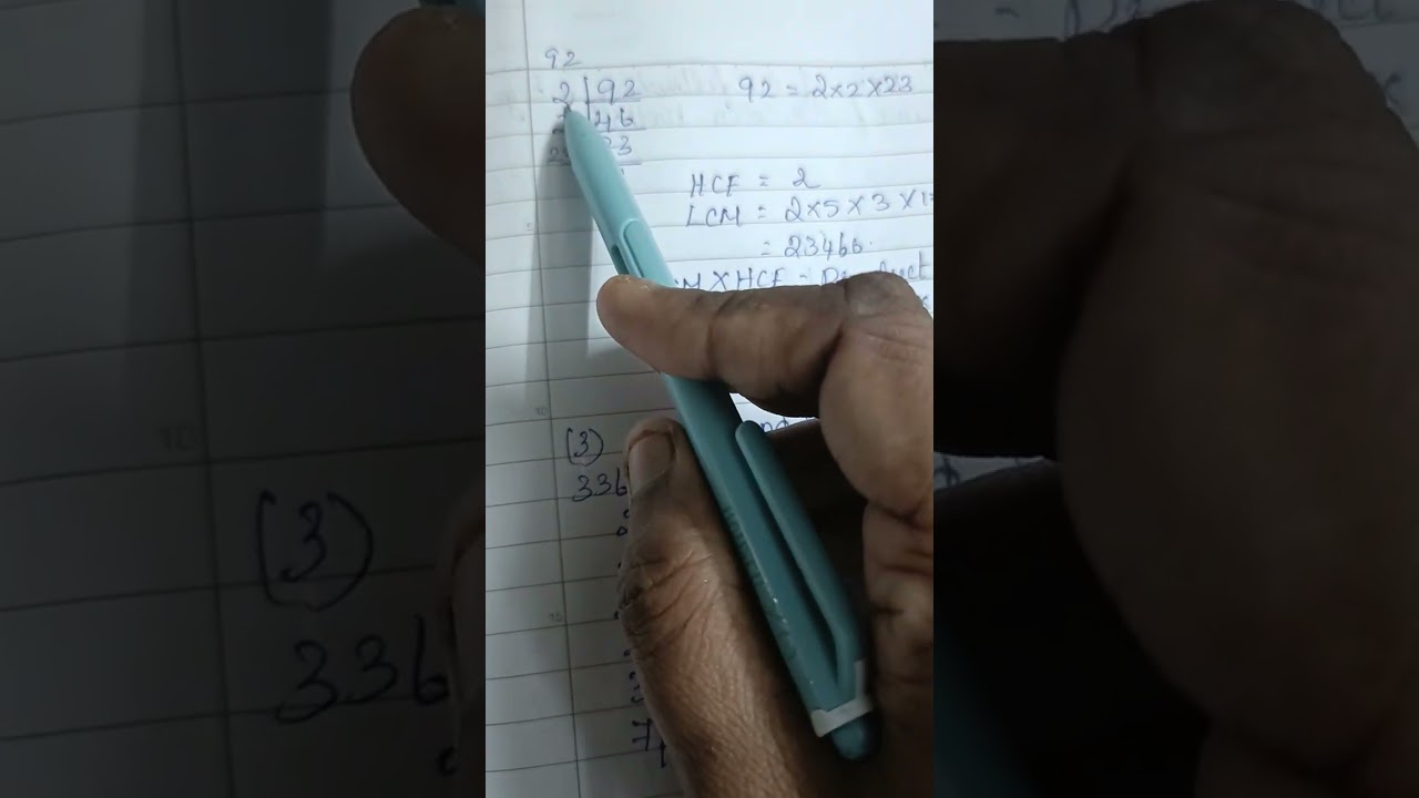 Class 10 ncert chapter 1 Real Number exercise 1.1 question no 2
