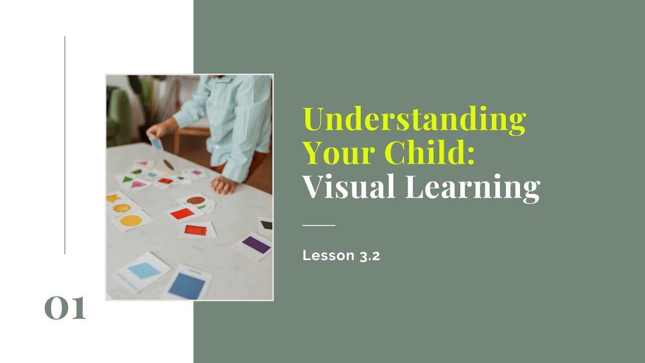 Lesson 3.2 Understanding Your Child Visual Learning