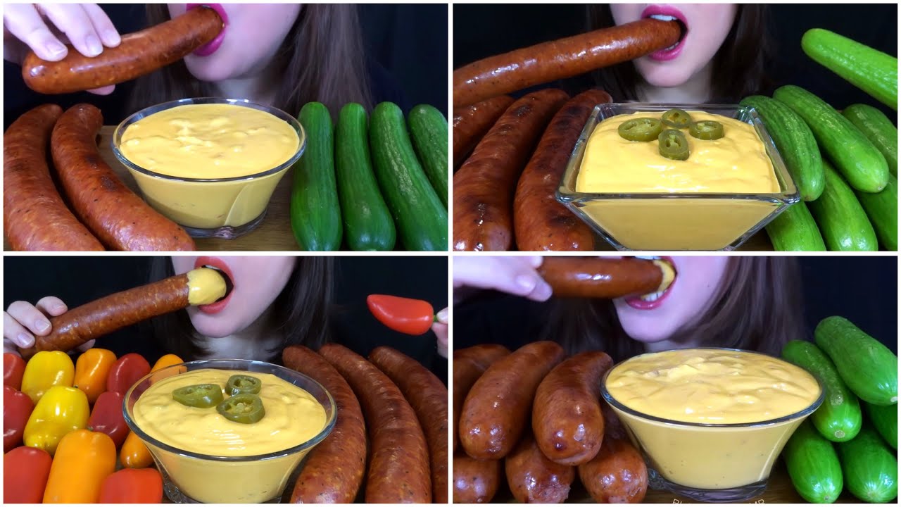 THE BEST SAUSAGE ASMR COMPILATION EVER! - EXTREMELY SATISFYING Eating Sounds!