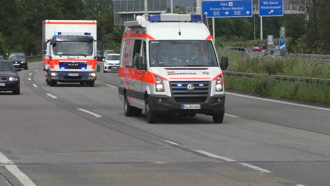 [JUH WLF] Johanniter Hannover auf Einsatzfahrt ins Flutgebiet
